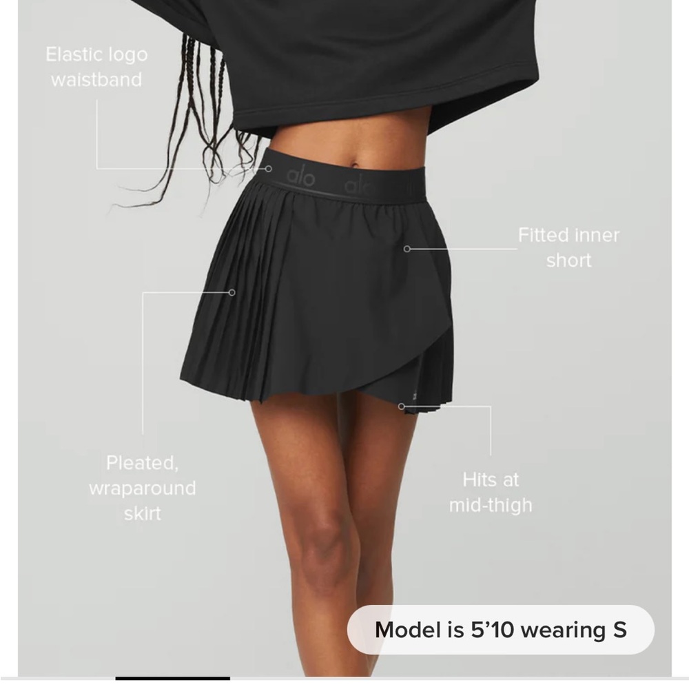 ALO Yoga - NWOT Aces Tennis Skirt - S